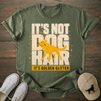 Retro Glitter Golden Retriever T-shirt