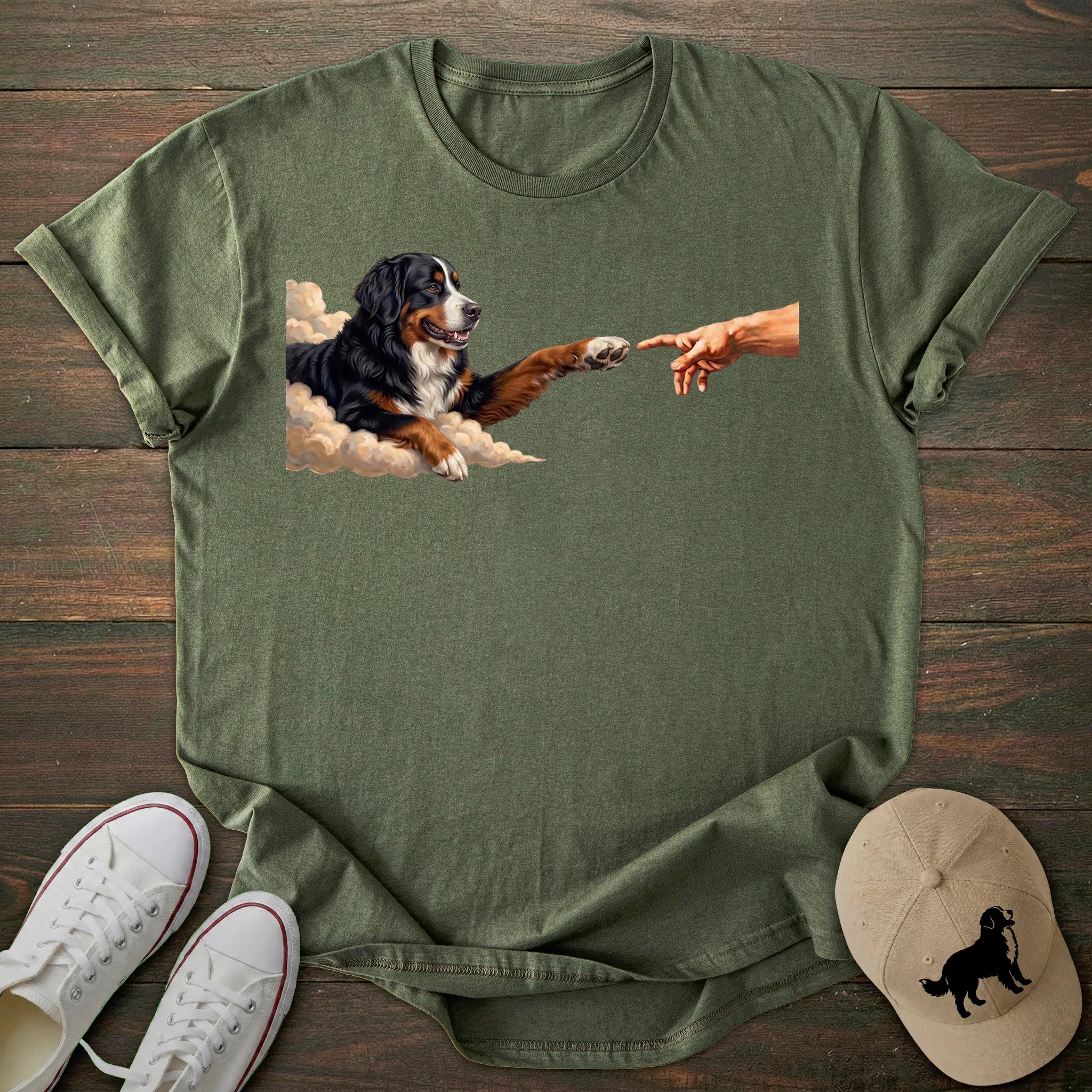 Paw Bernese Mountain T-shirt