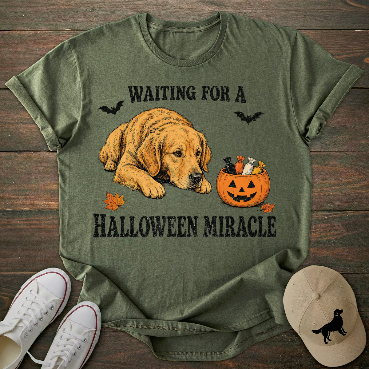 Halloween Miracle Golden Retriever T-shirt