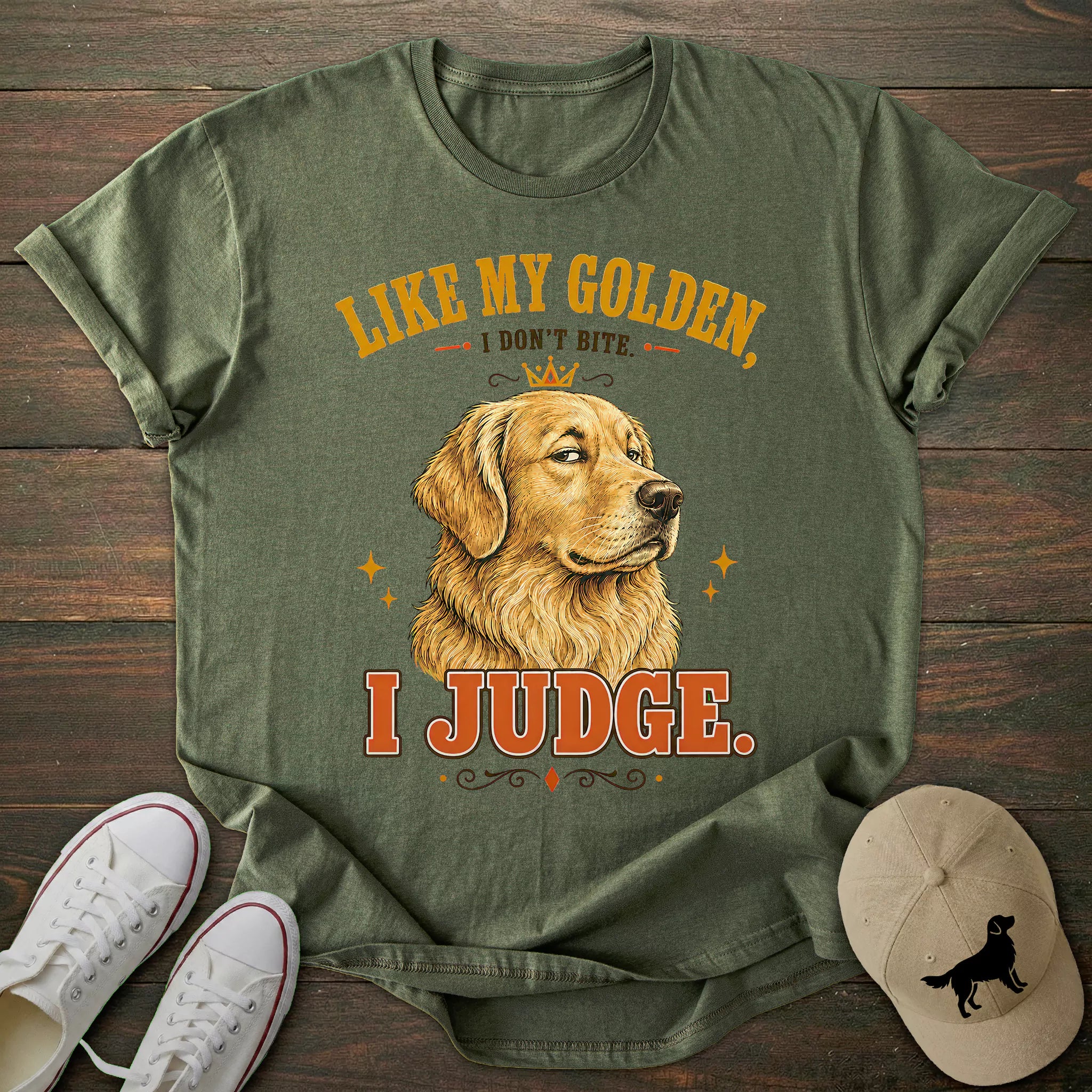 I Judge Golden Retriever T-shirt