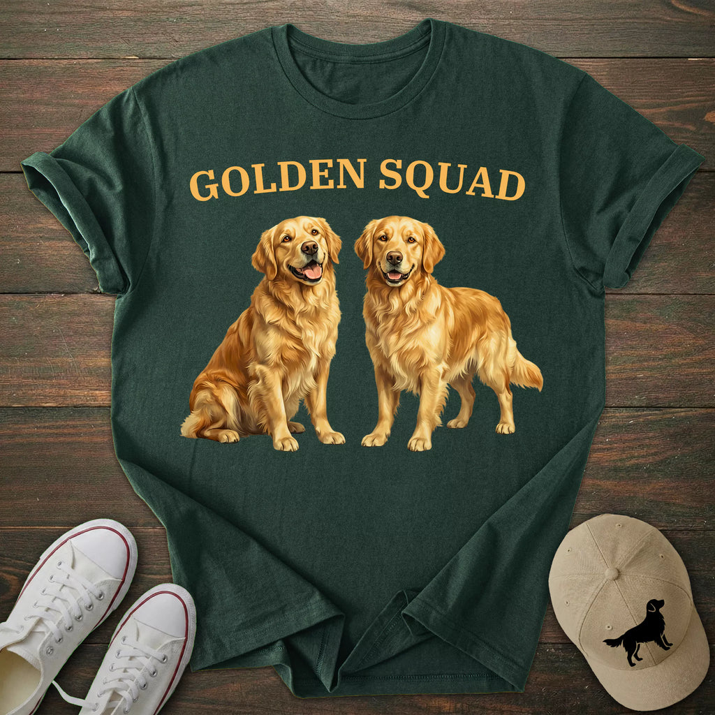 Golden Retriever Squad T-shirt