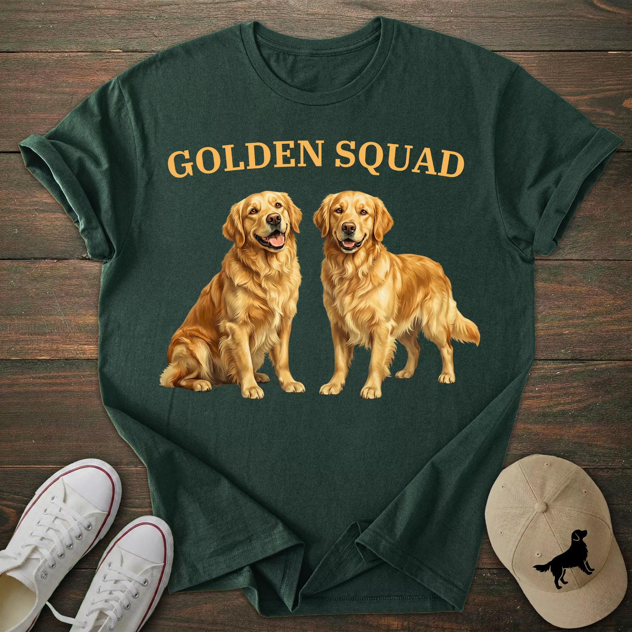Golden Retriever Squad T-shirt
