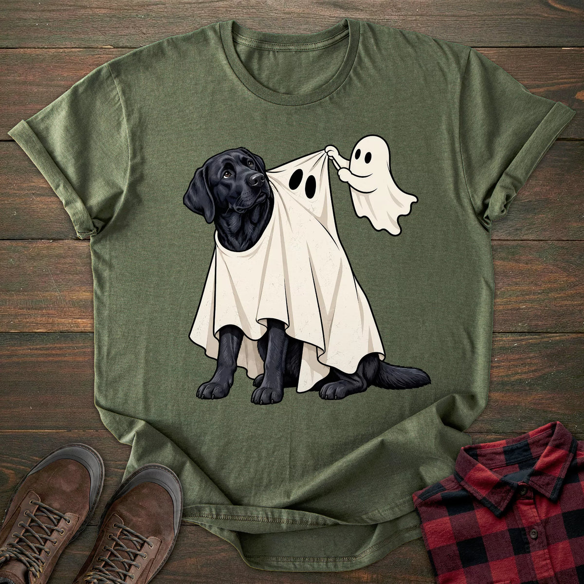 Ghost Black Labrador T-shirt