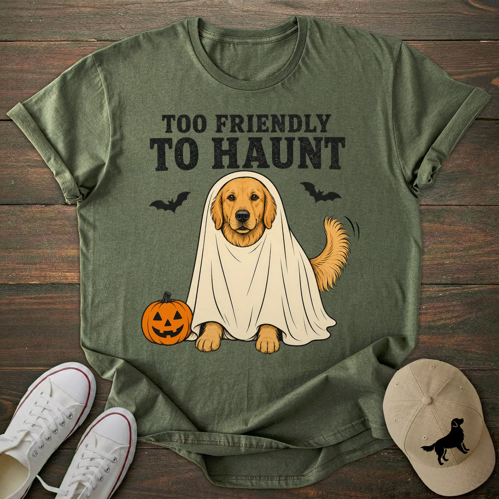 Too Friendly Golden Retriever T-shirt