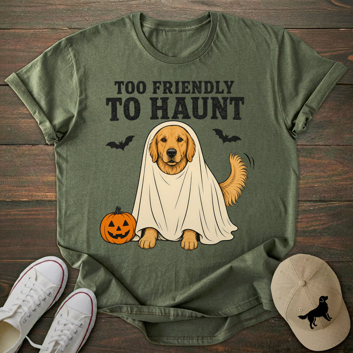 Too Friendly Golden Retriever T-shirt