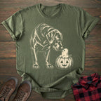 Pumpkin Ghost Labrador Retriever T-shirt