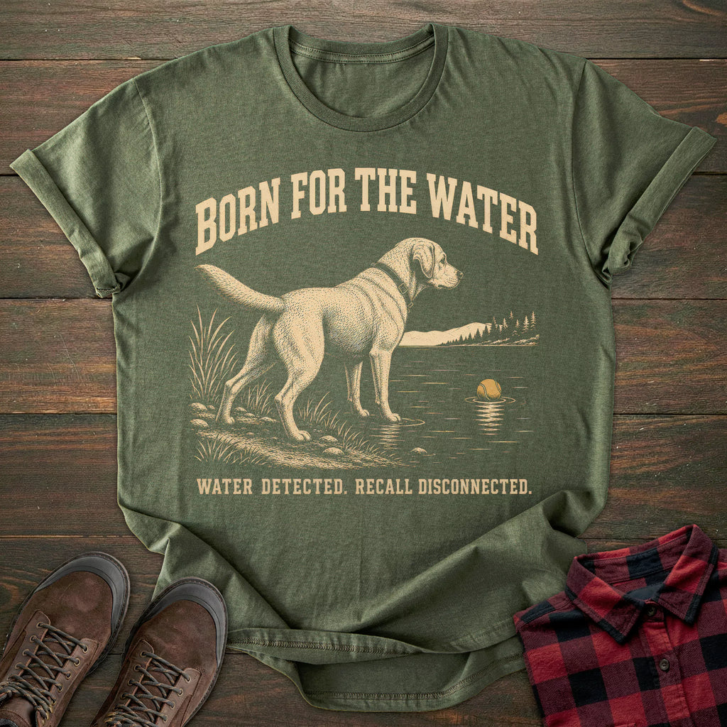 Born For The Water Labrador T-shirt
