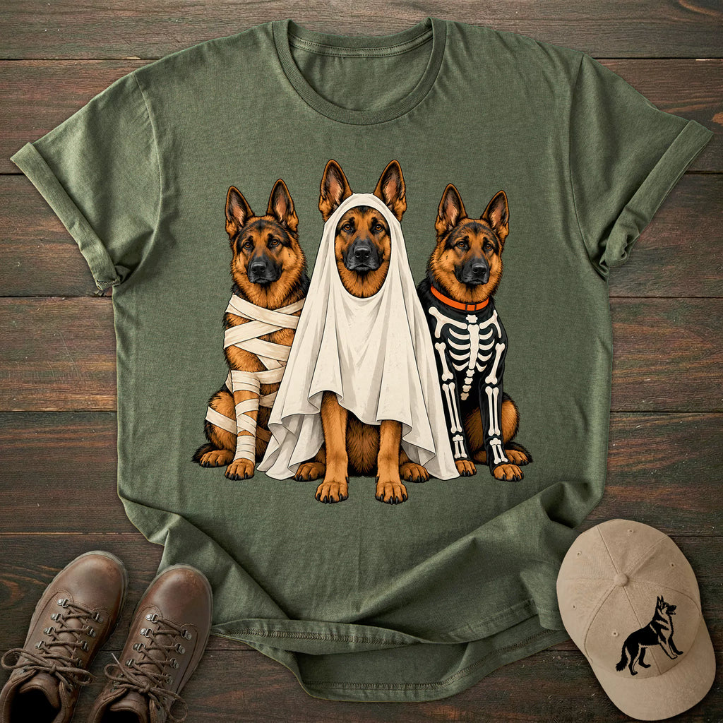 Halloween Squad German Shepherd T-shirt