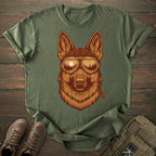 Aviator German Shepherd T-shirt