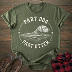 Part Dog Part Otter Labrador T-shirt