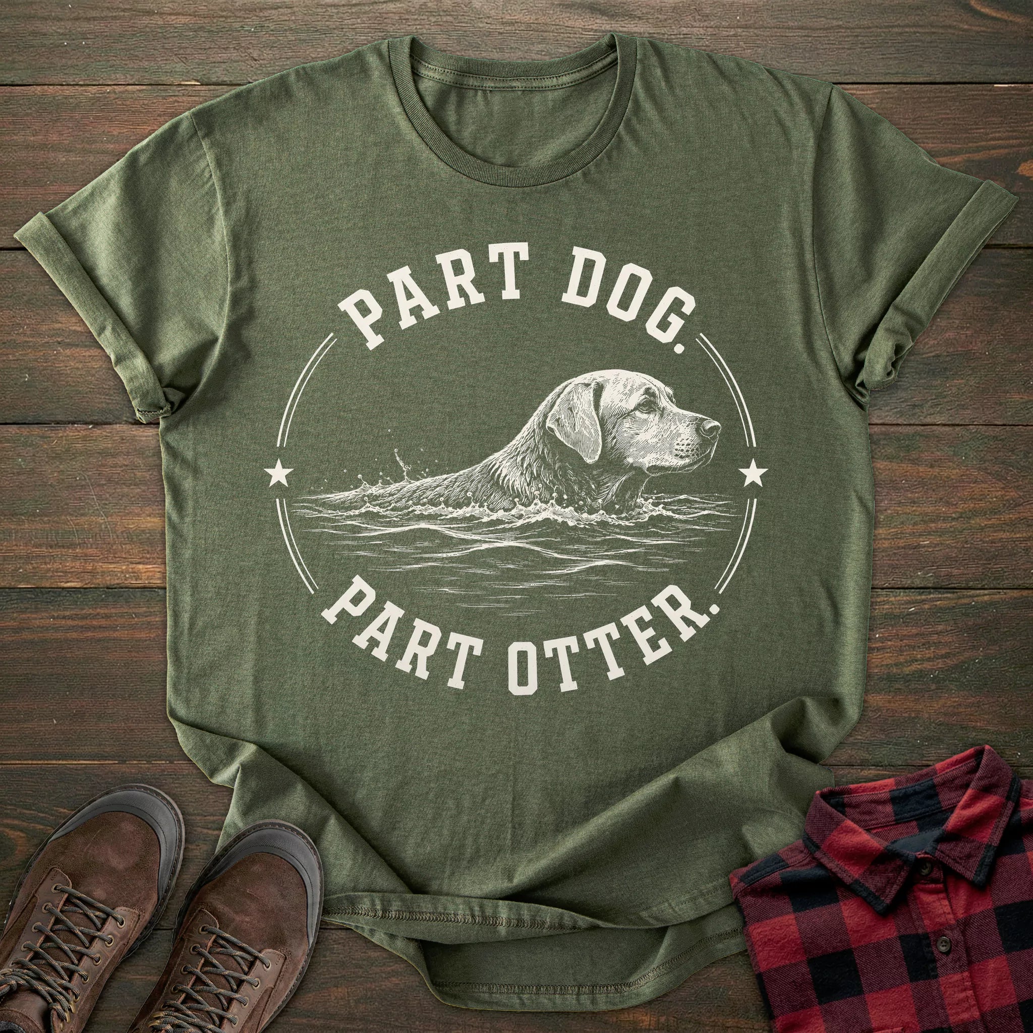 Part Dog Part Otter Labrador T-shirt