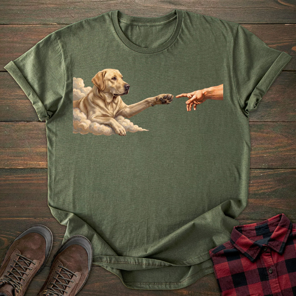 Paw Yellow Labrador T-shirt