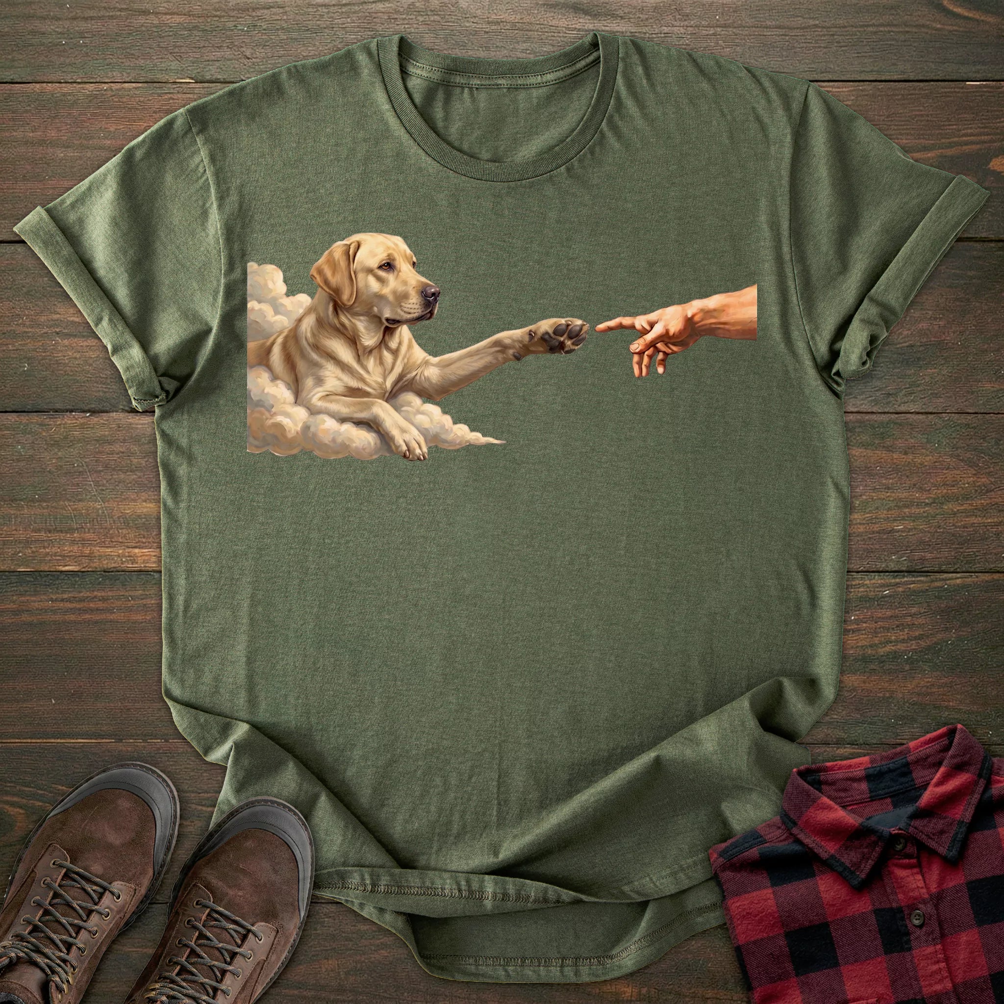 Paw Yellow Labrador T-shirt