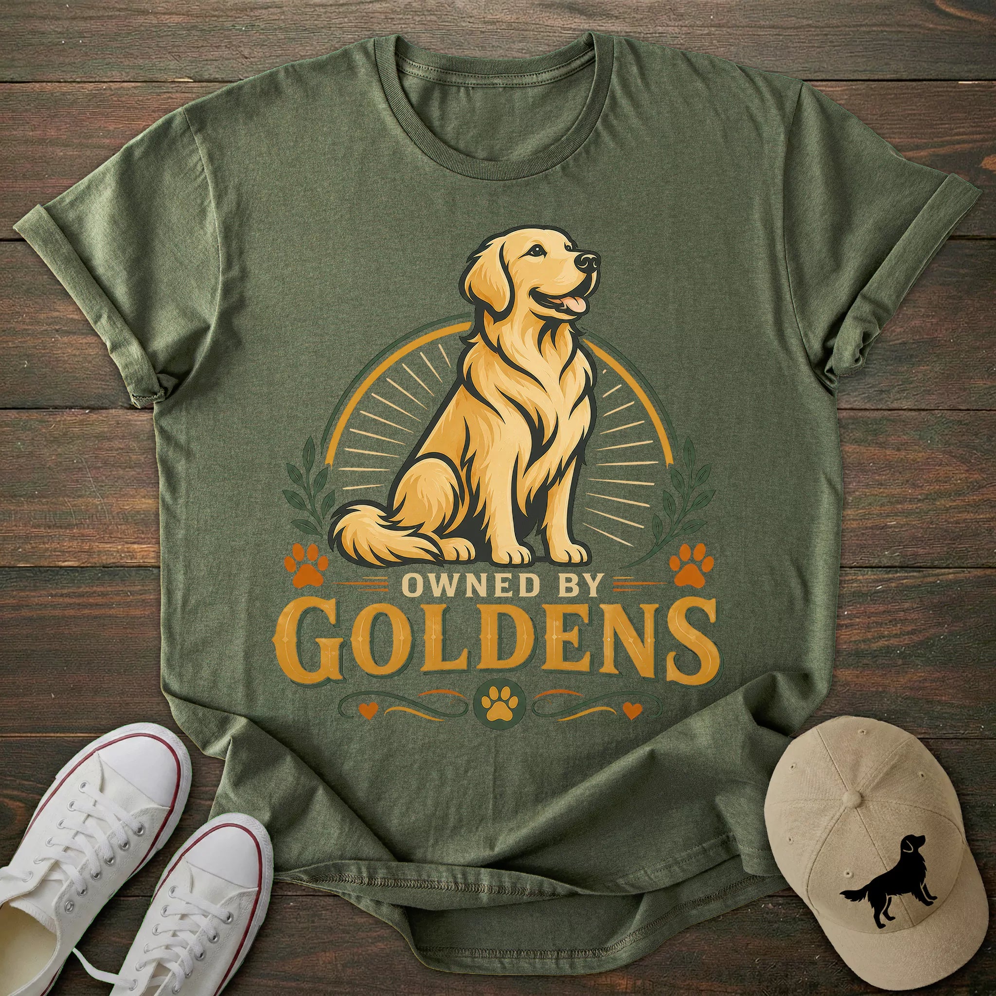 Owned by Golden Retriever T-shirt