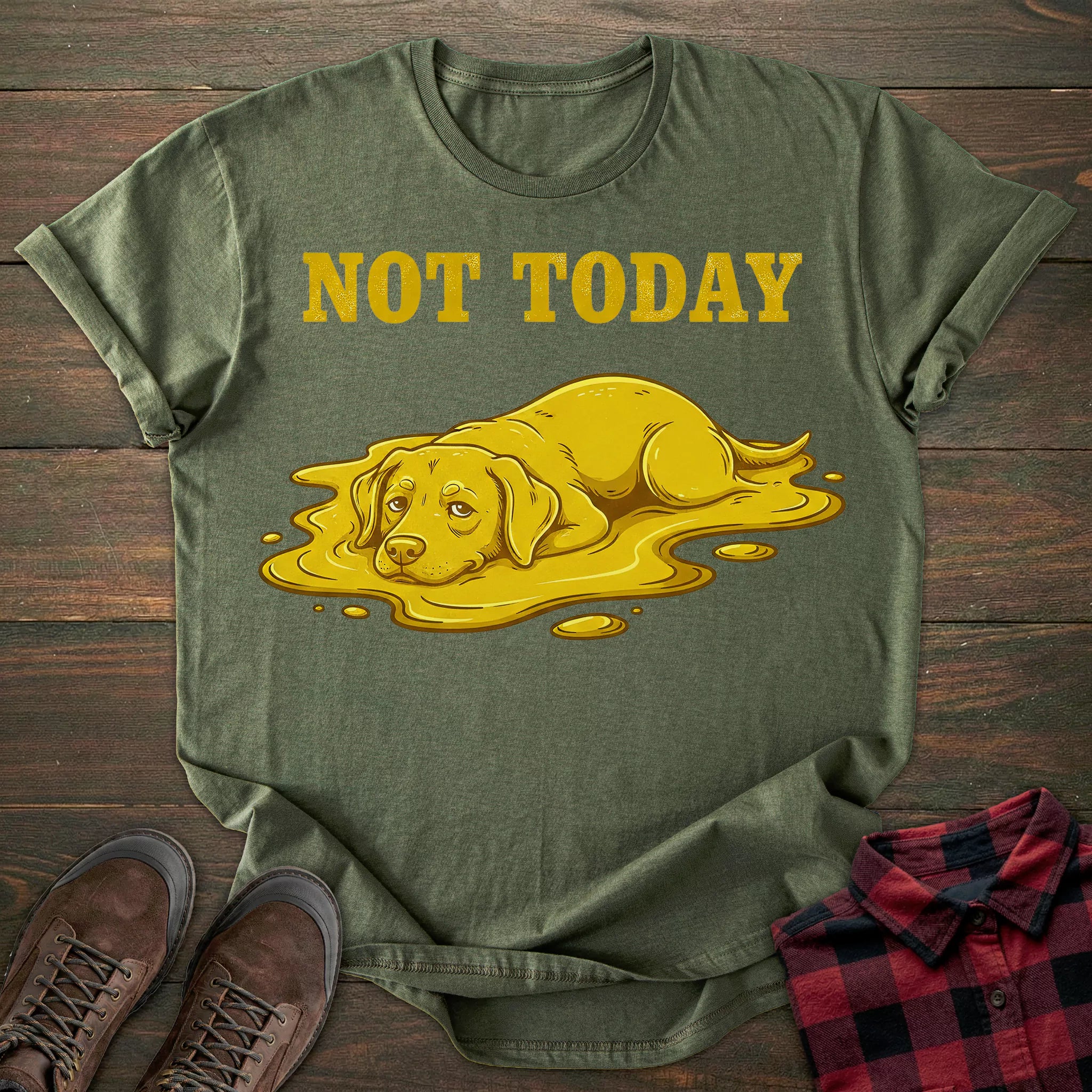 Not Today Labrador T-shirt