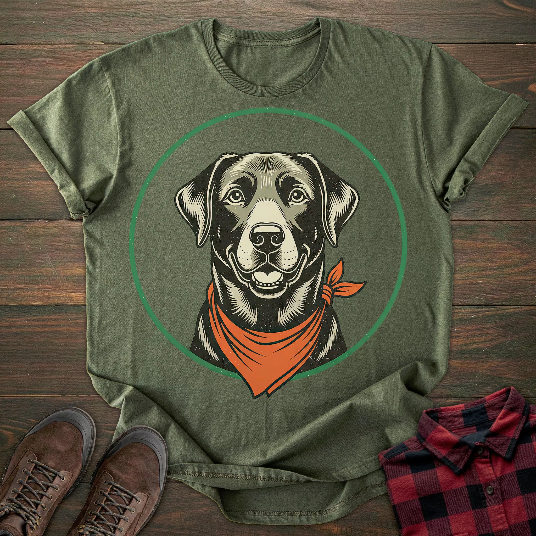 Bandan Black Labrador T-shirt
