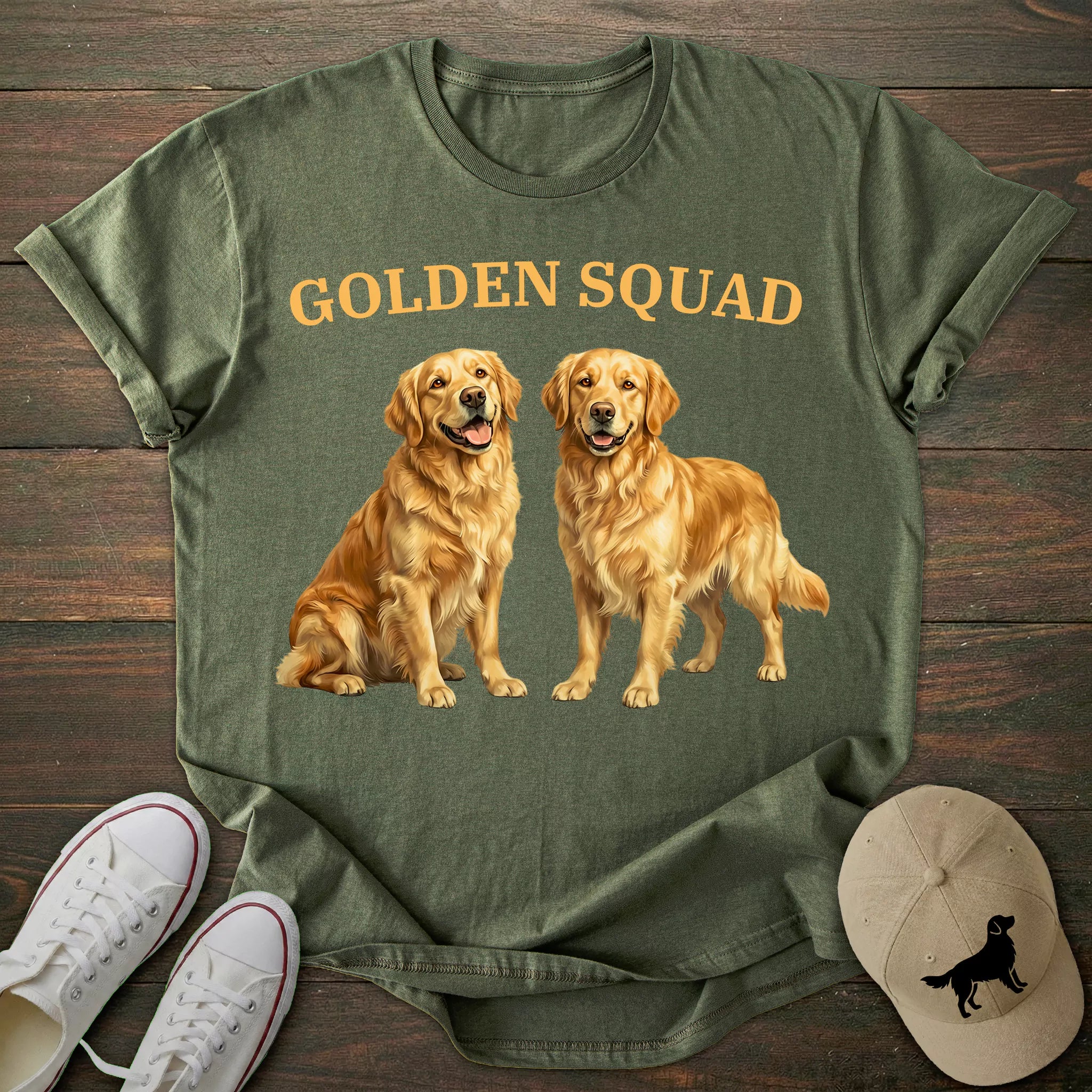 Golden Retriever Squad T-shirt
