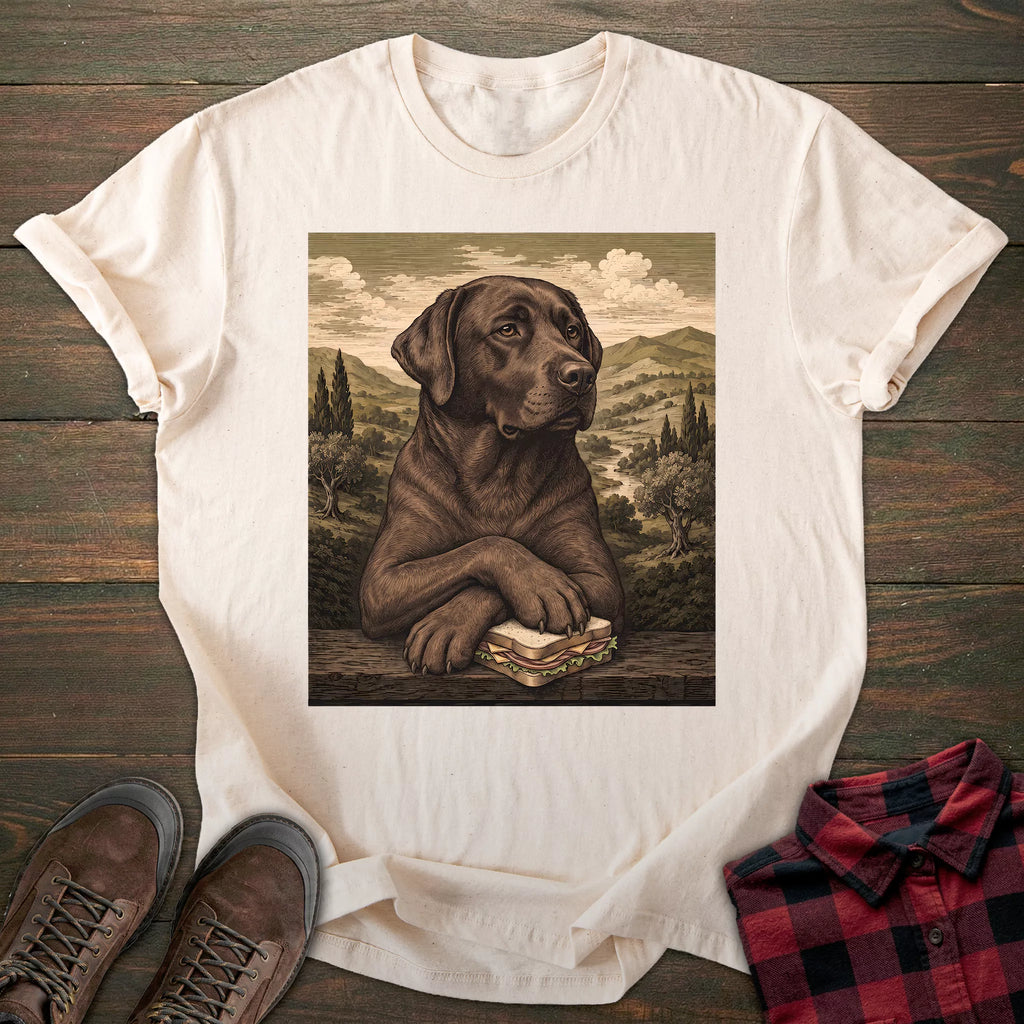 Sandwich Chocolate Labrador T-shirt