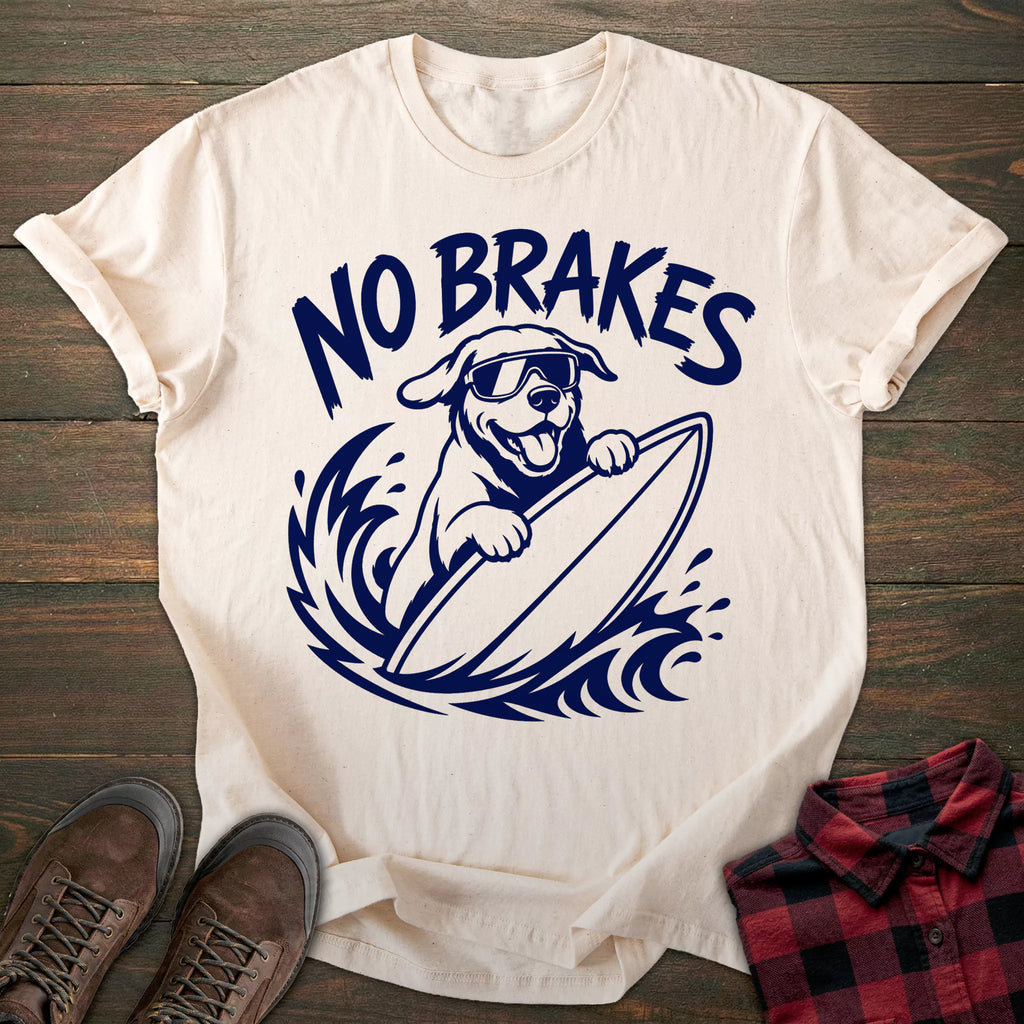 No Brakes Labrador T-shirt