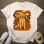 The Scream Golden Retriever T-shirt