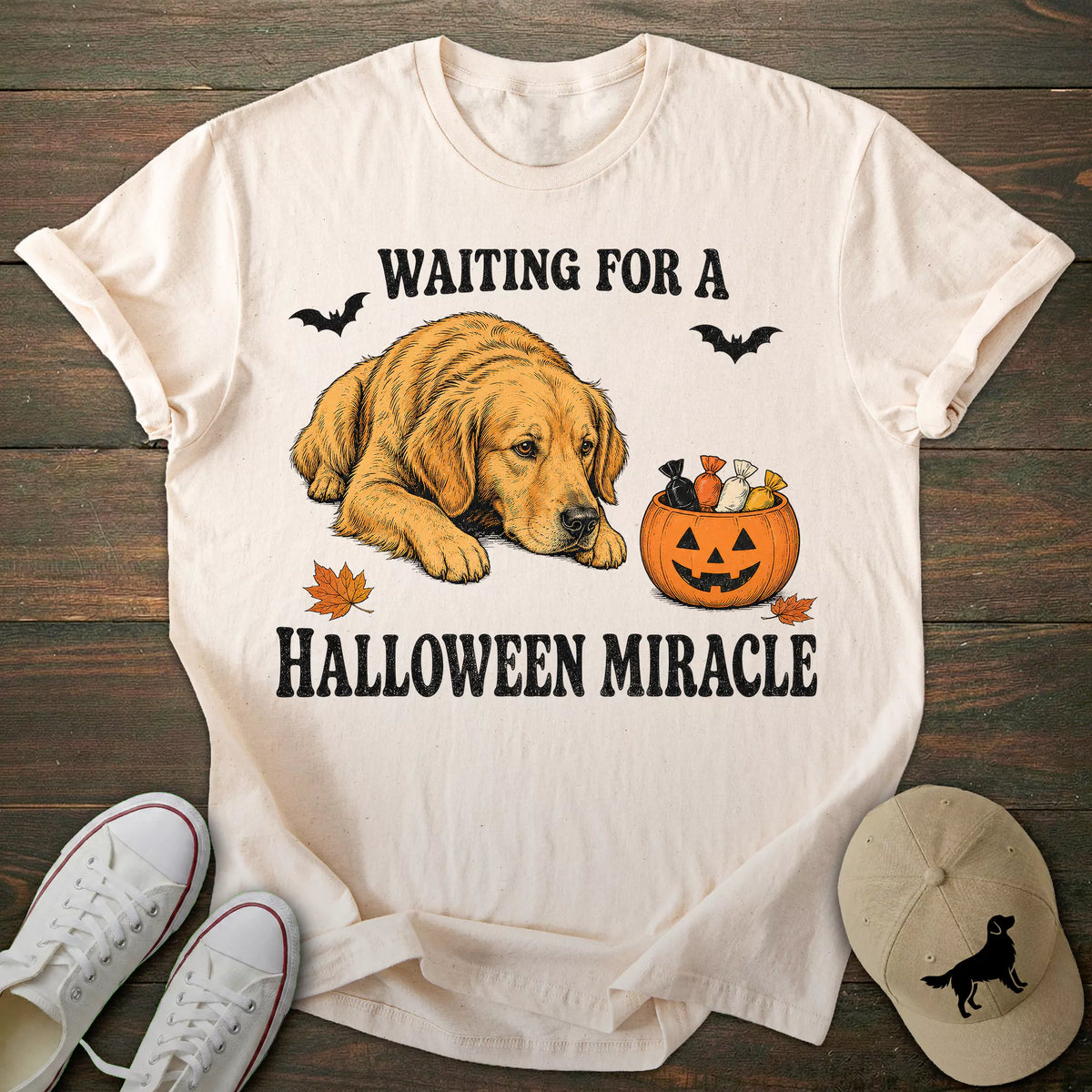 Halloween Miracle Golden Retriever T-shirt
