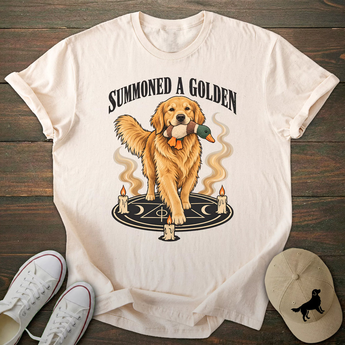 Summoned A Golden Retriever T-shirt