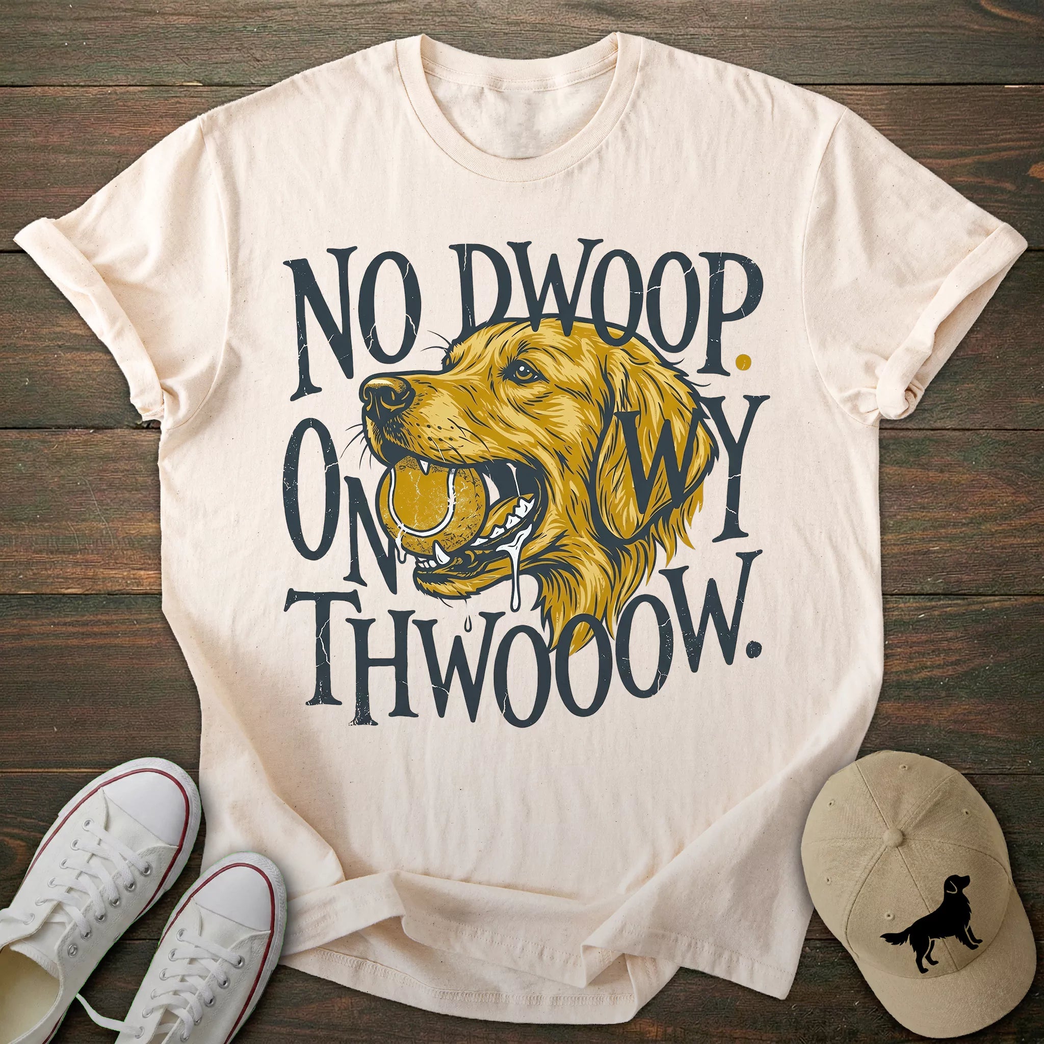 No Dwoop Golden Retriever T-shirt