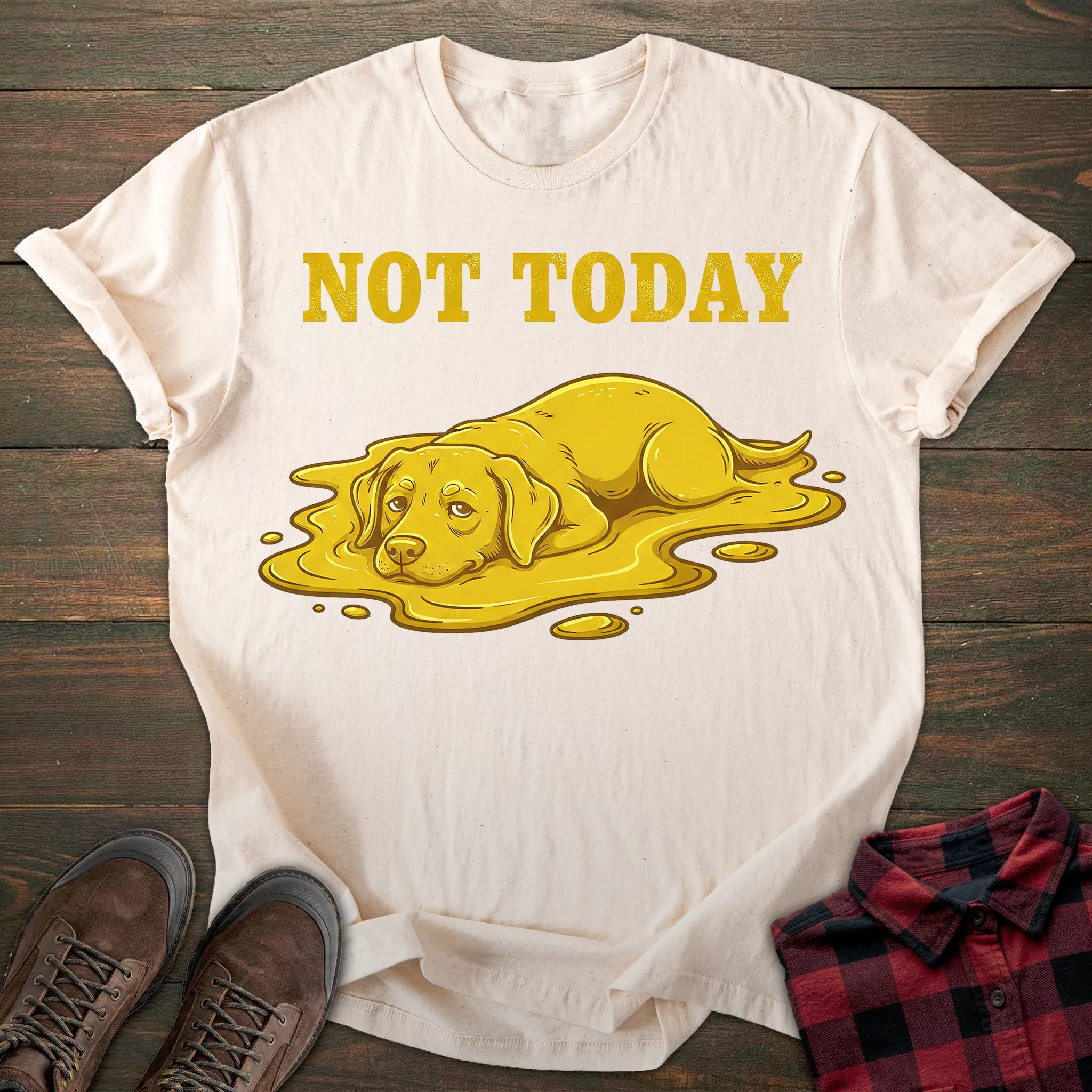 Not Today Labrador T-shirt