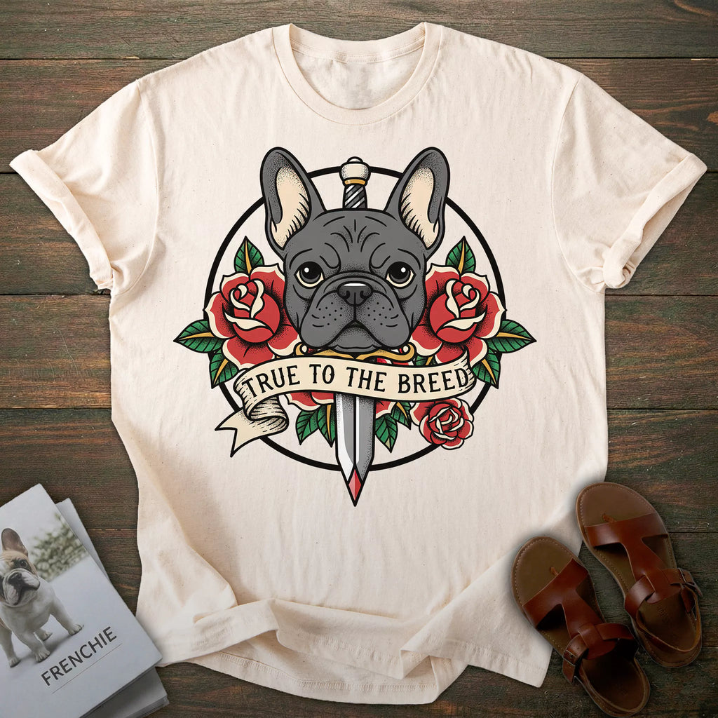 Vintage Tattoo French Bulldog T-shirt