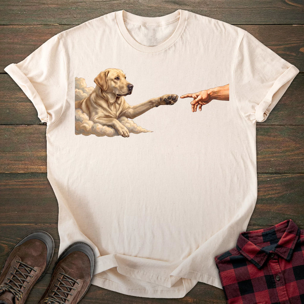 Paw Yellow Labrador T-shirt