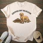 Dirt Relocator Golden Retriever T-shirt