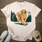 Skeleton Golden Retriever T-shirt