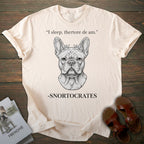 Philosopher French Bulldog T-shirt