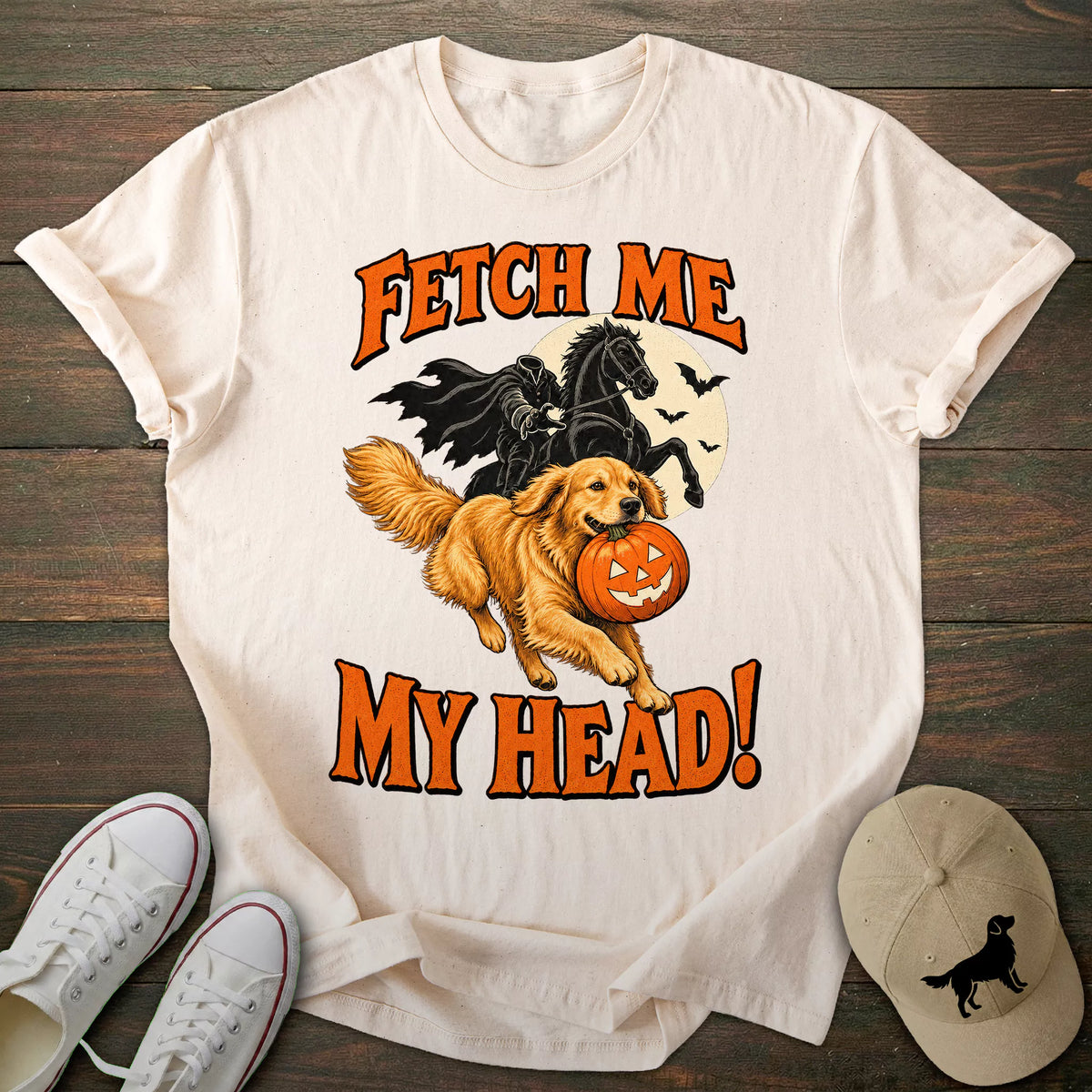 Fetch Me My Head Golden Retriever T-shirt