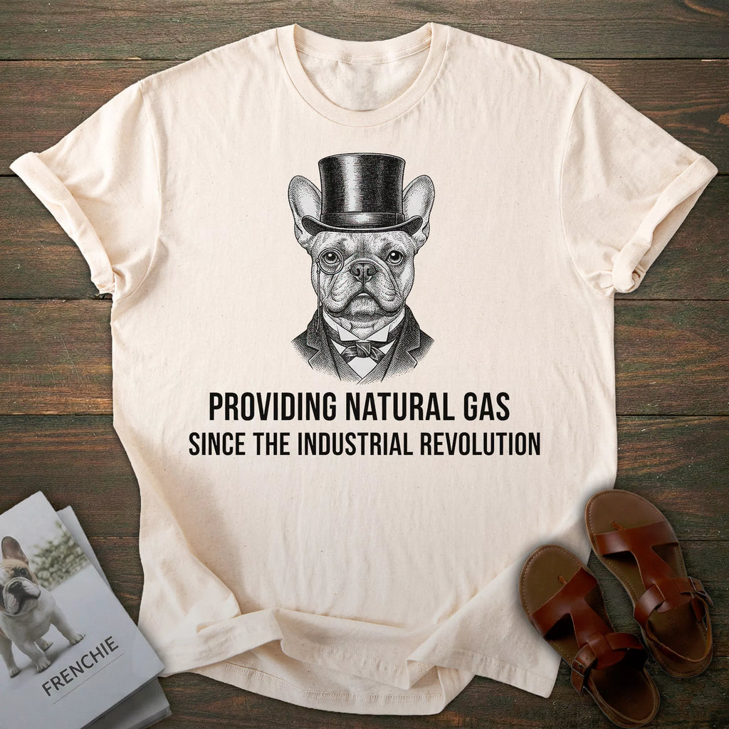 Natural Gas French Bulldog T-shirt