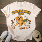Goldensaurus Rex Golden Retriever T-shirt