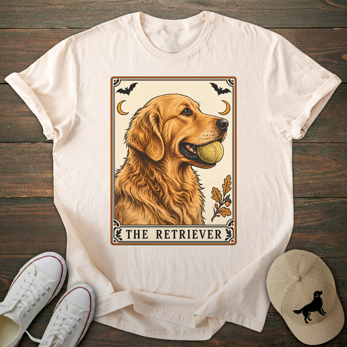 Tarot Card Golden Retriever T-shirt