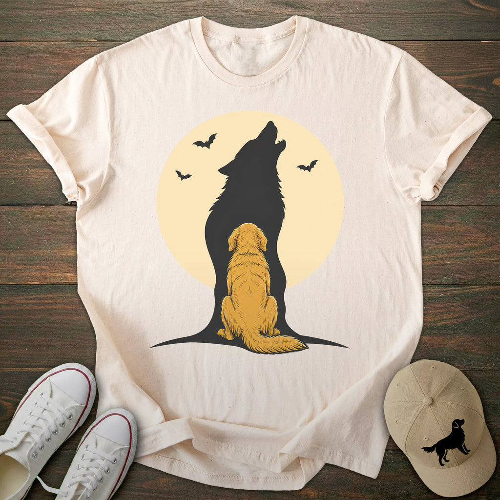 Werewolf Golden Retriever T-shirt