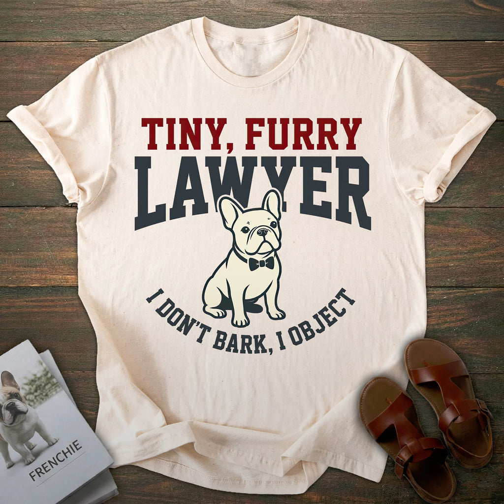 Furry Lawyer French Bulldog T-shirt