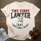 Furry Lawyer French Bulldog T-shirt