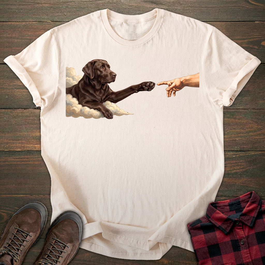 Paw Chocolate Labrador T-shirt