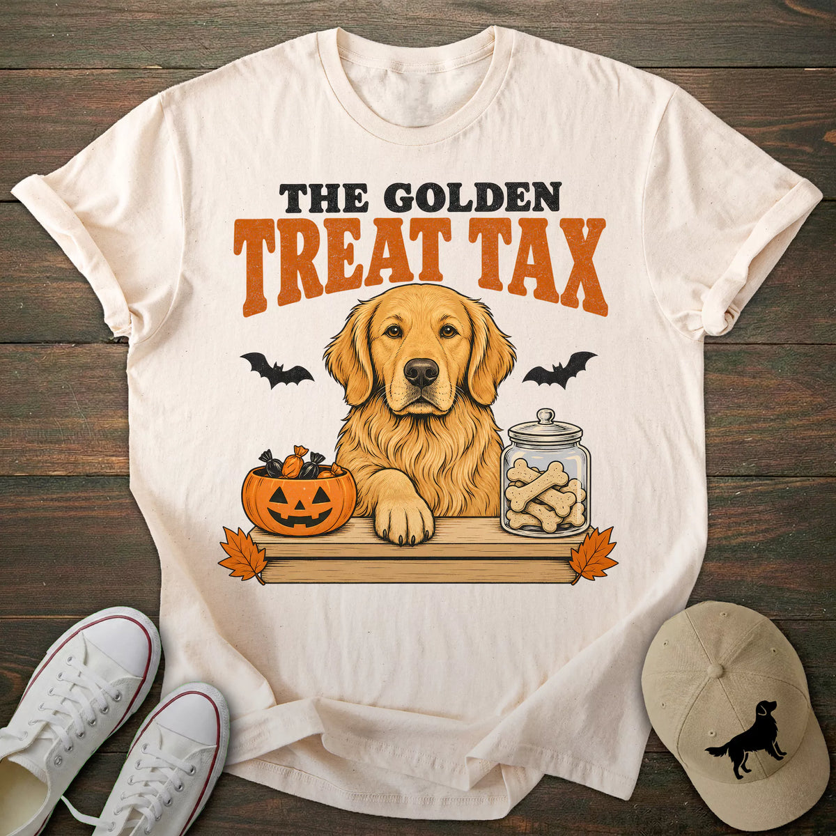Treat Tax Golden Retriever T-shirt
