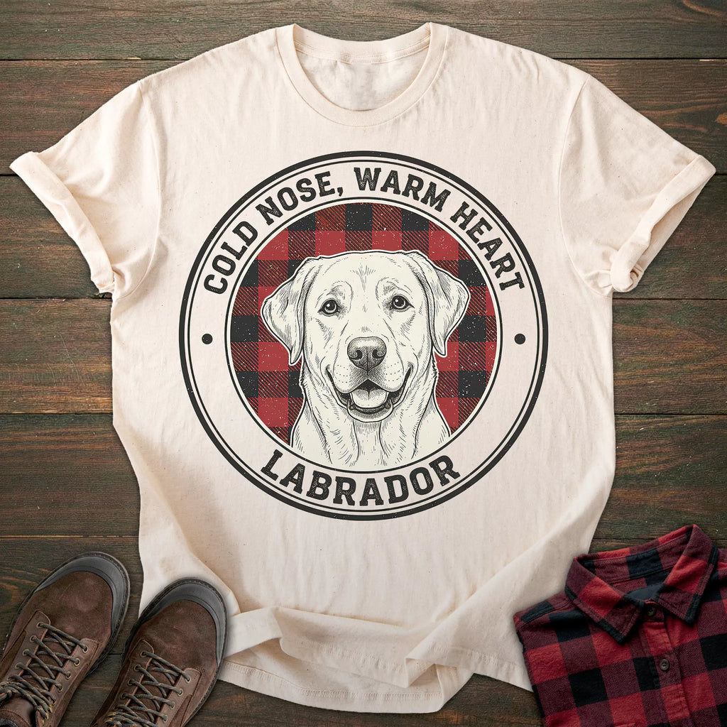 Warm Heart Labrador T-shirt