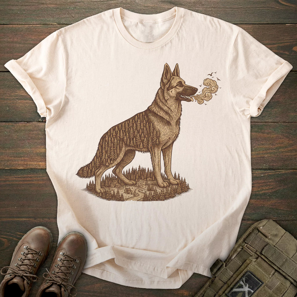 Forest German Shepherd T-shirt