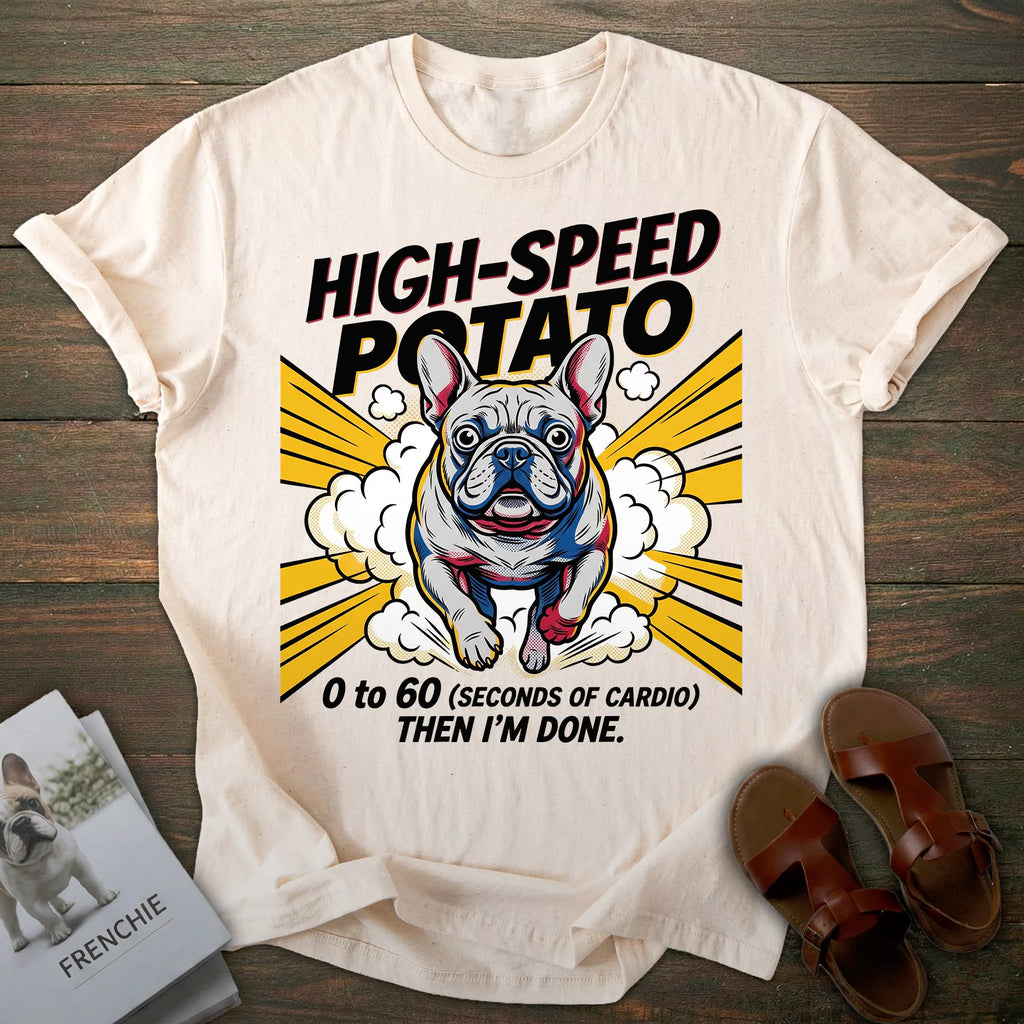 Speed Potato French Bulldog T-shirt