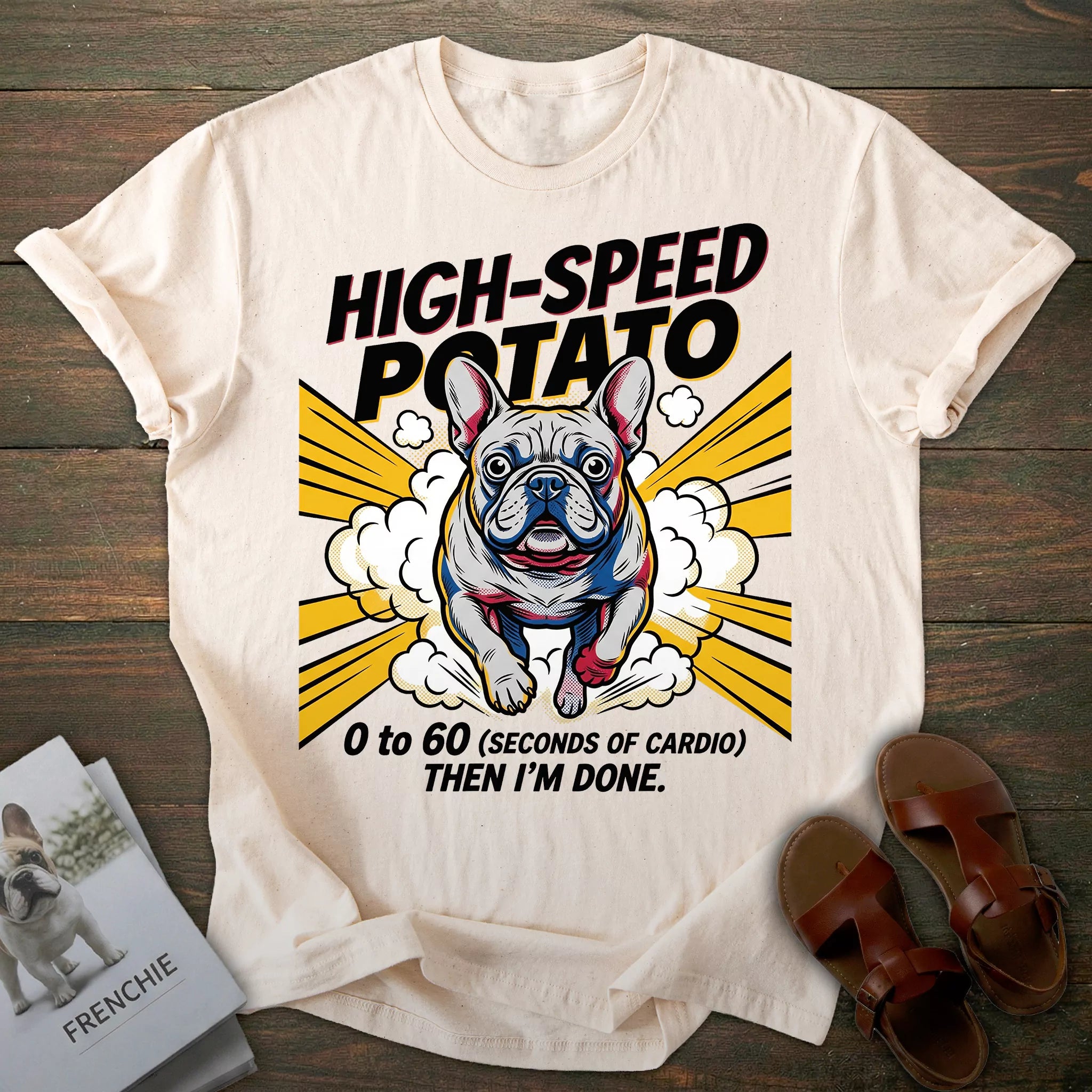 Speed Potato French Bulldog T-shirt