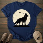 Halloween Moon German Shepherd T-shirt