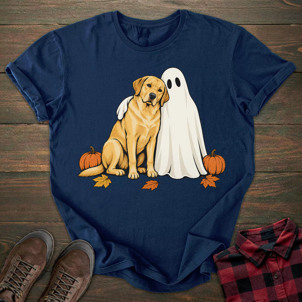 Ghost Hug Yellow Labrador T-shirt