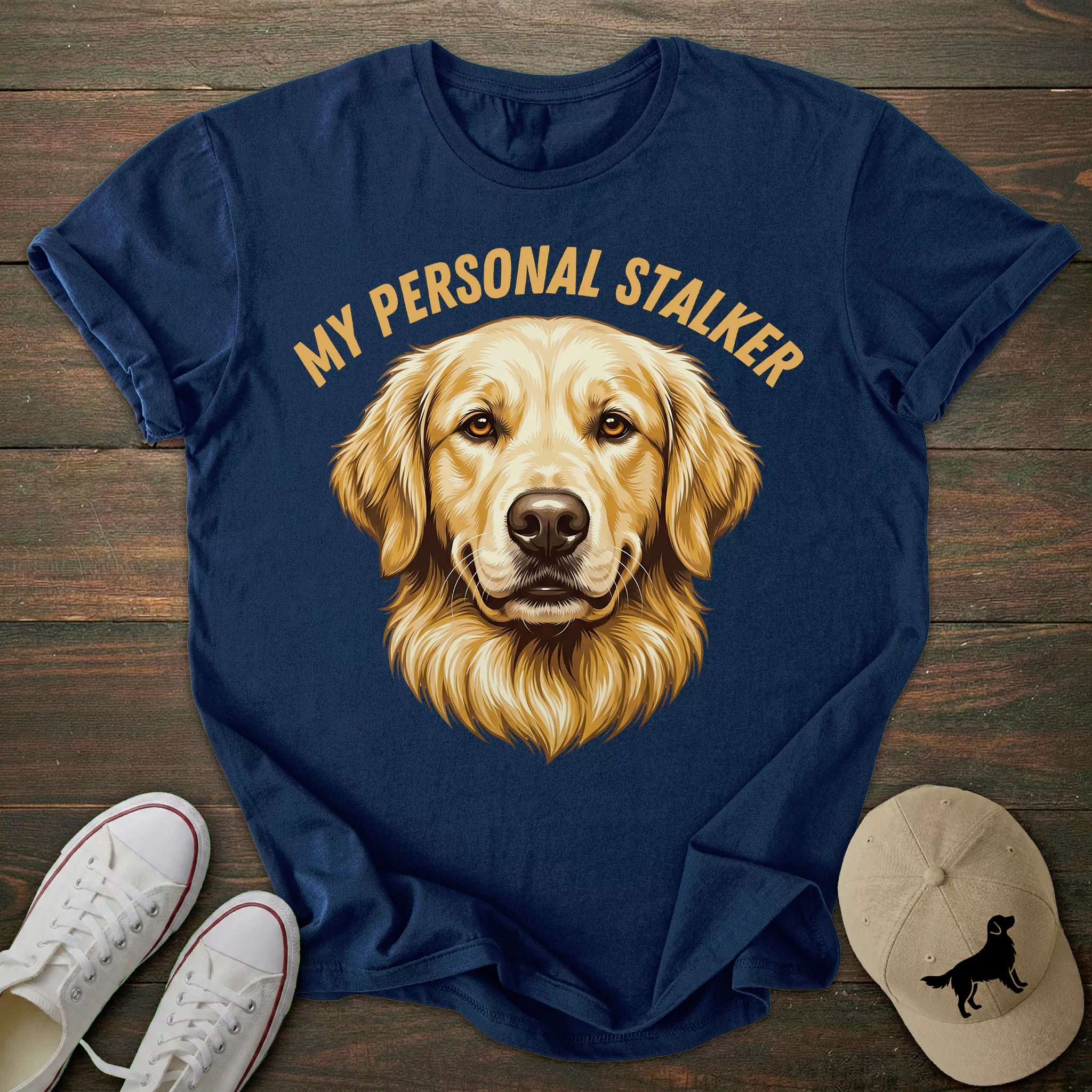 Stalker Golden Retriever T-shirt