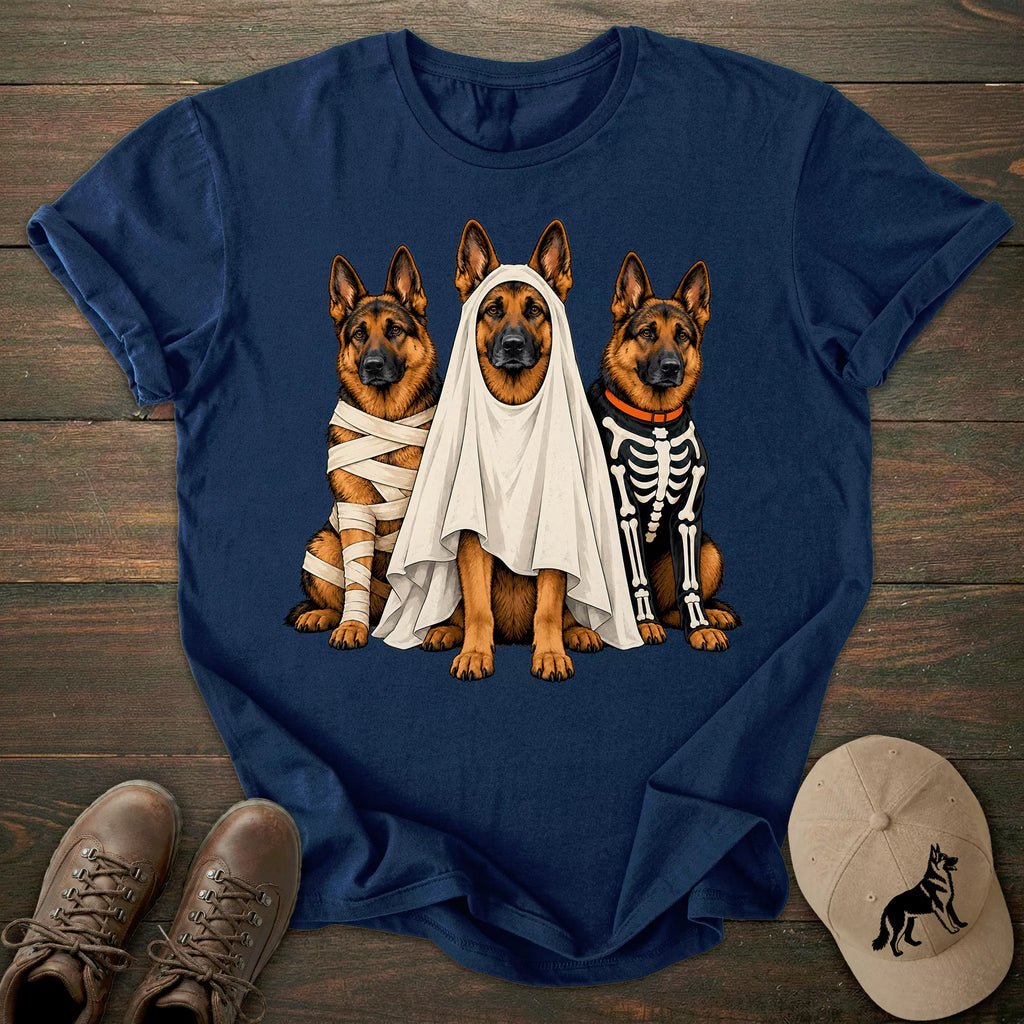 Halloween Squad German Shepherd T-shirt